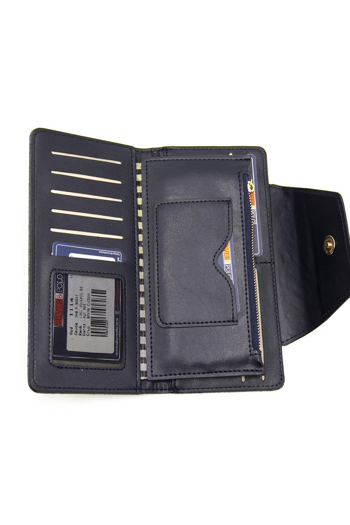 Silver & Polo SP1114 Kadın Cüzdan & Kartlık Lacivert