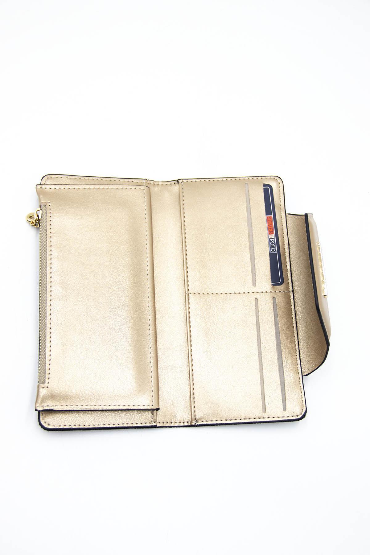 Silver & Polo SP1114 Kadın Cüzdan & Kartlık Siyah-S.Nut
