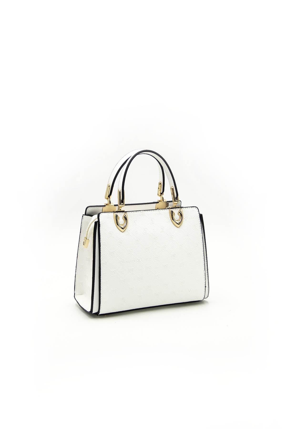 Silver & Polo SP1133 Kadın El Çantası Beyaz