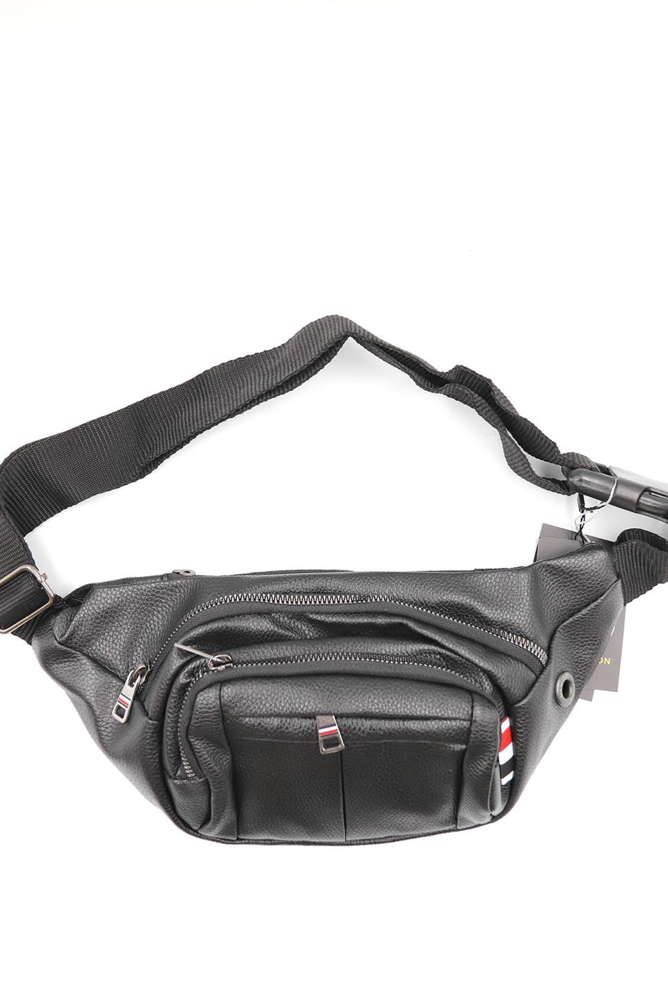 Arı Deri 814ARI Bel Çantası & FreeBag Siyah