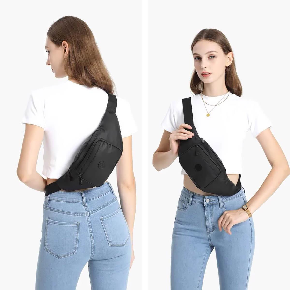 Smart Bags 8762 Bel Çantası & FreeBag Siyah