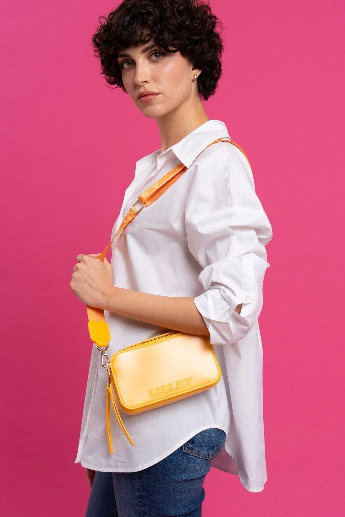 United Benetton SLY002 Çapraz Çanta Sarı