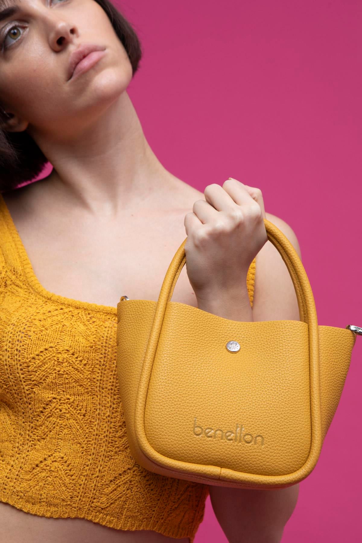 United Benetton BNT1511 El Çantası Sarı