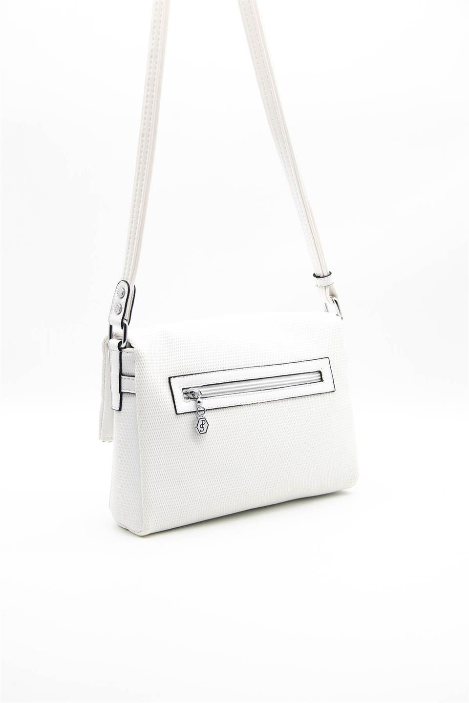 Silver & Polo SP963 Kadın Çapraz Çanta Beyaz