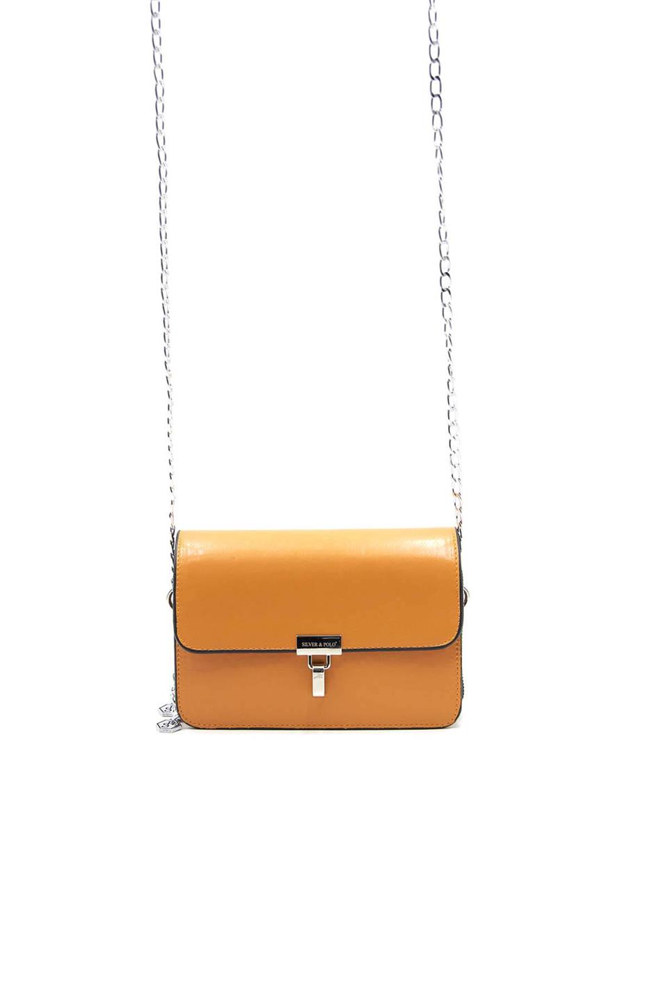 Silver & Polo SP922 Kadın Çapraz Çanta Orange