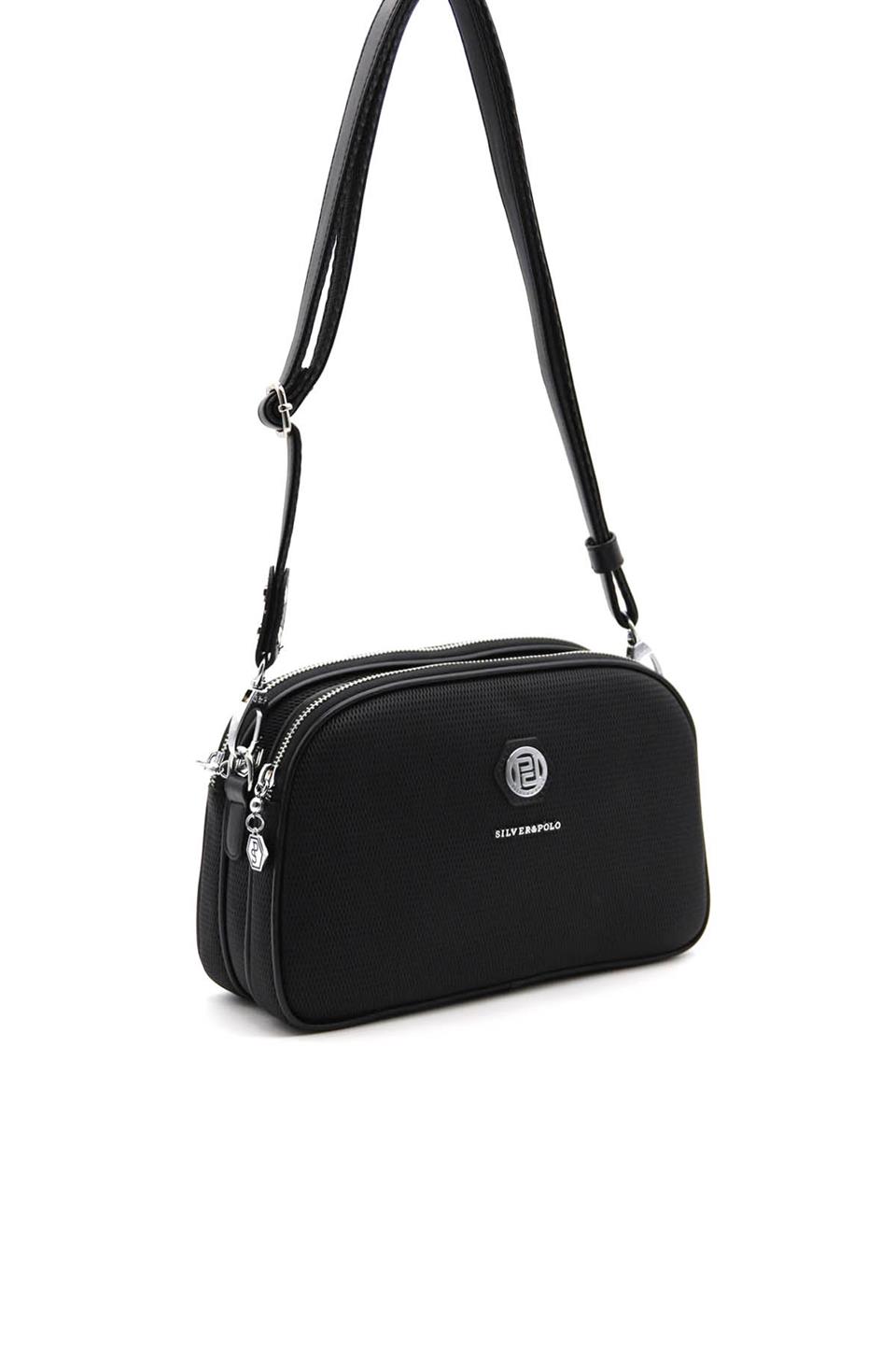 Silver & Polo SP745 Kadın Çapraz Çanta Siyah