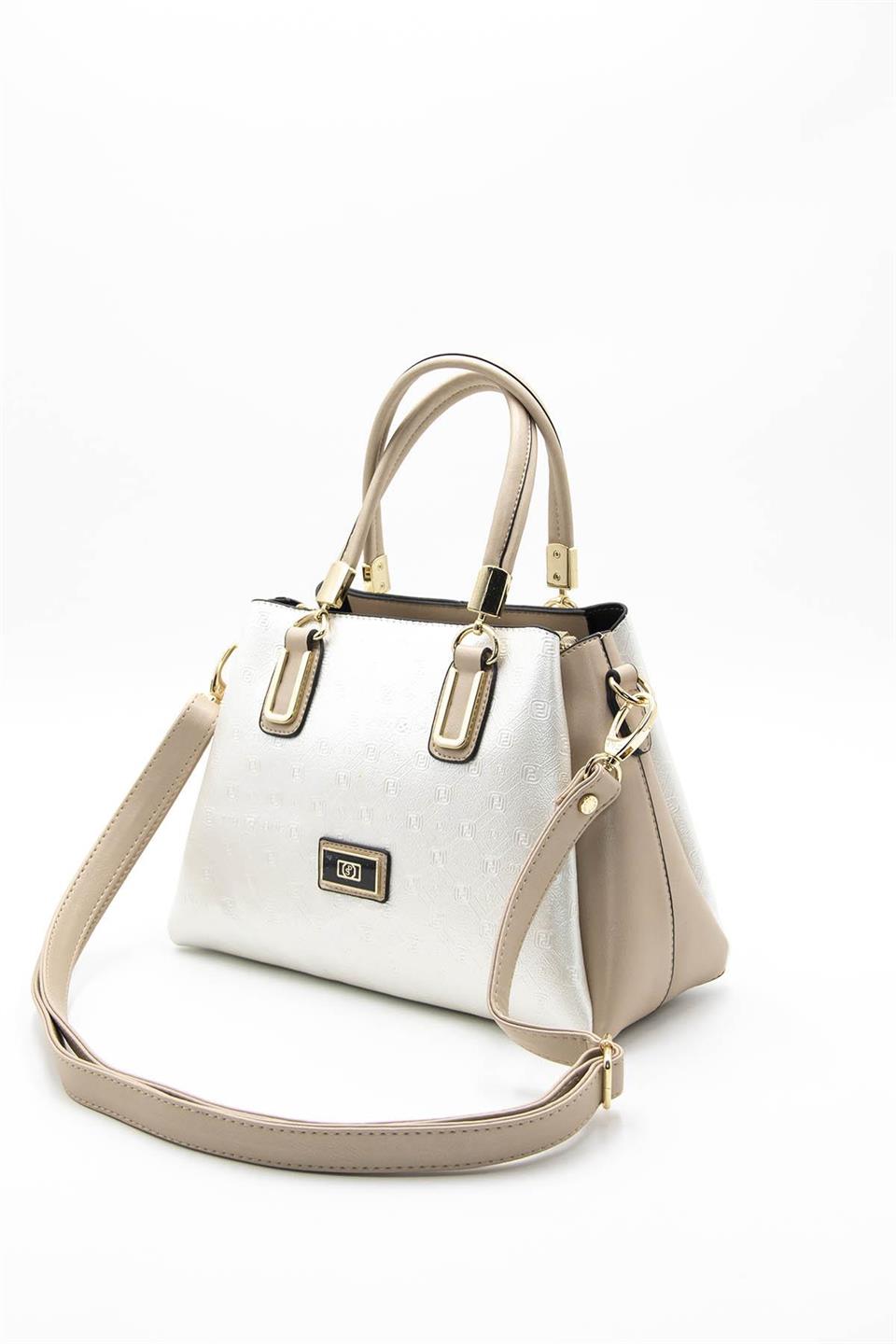 Silver & Polo SP1082 Kadın El Çantası Sedef-S.Nut