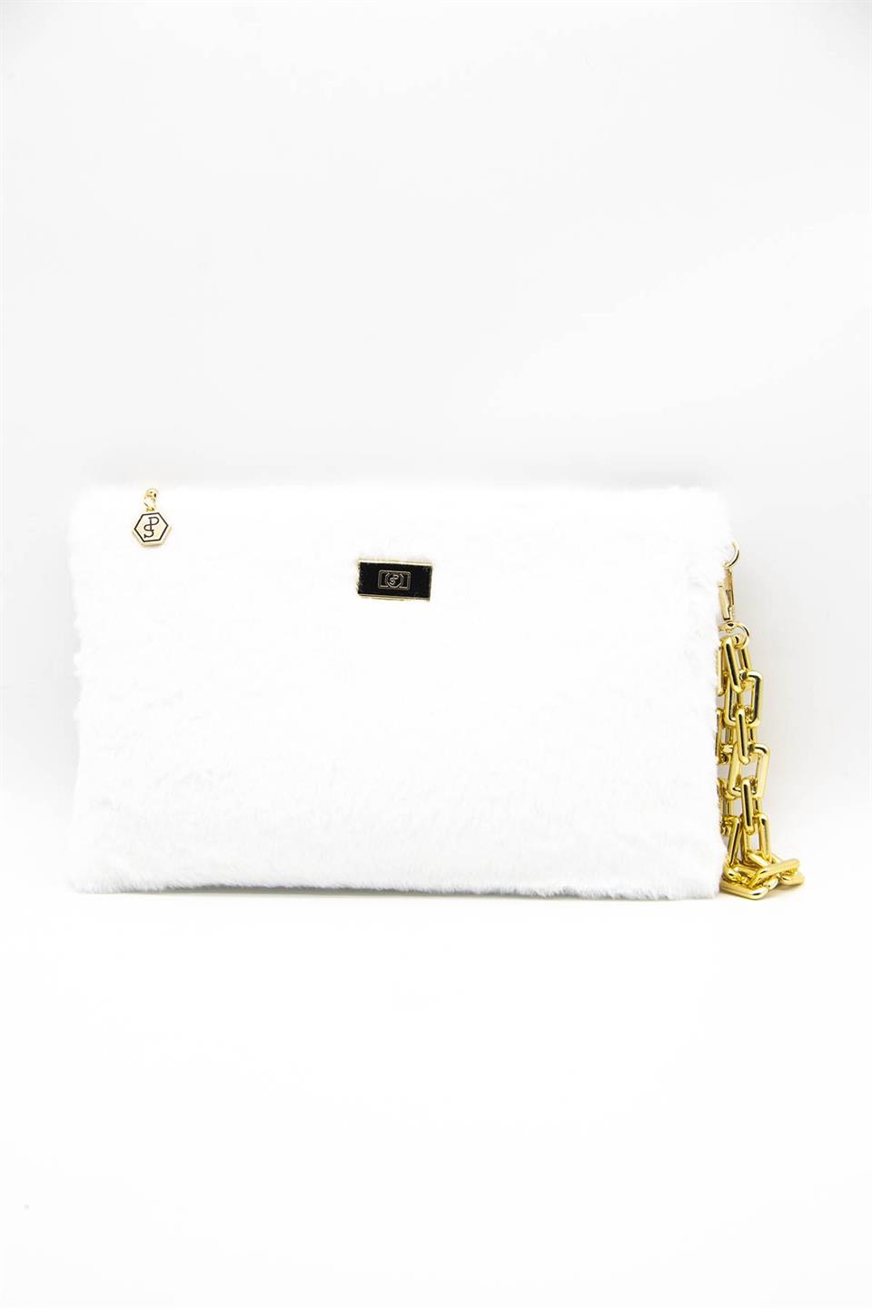 Silver & Polo SP1034 Kadın Portföy & Clutch Beyaz