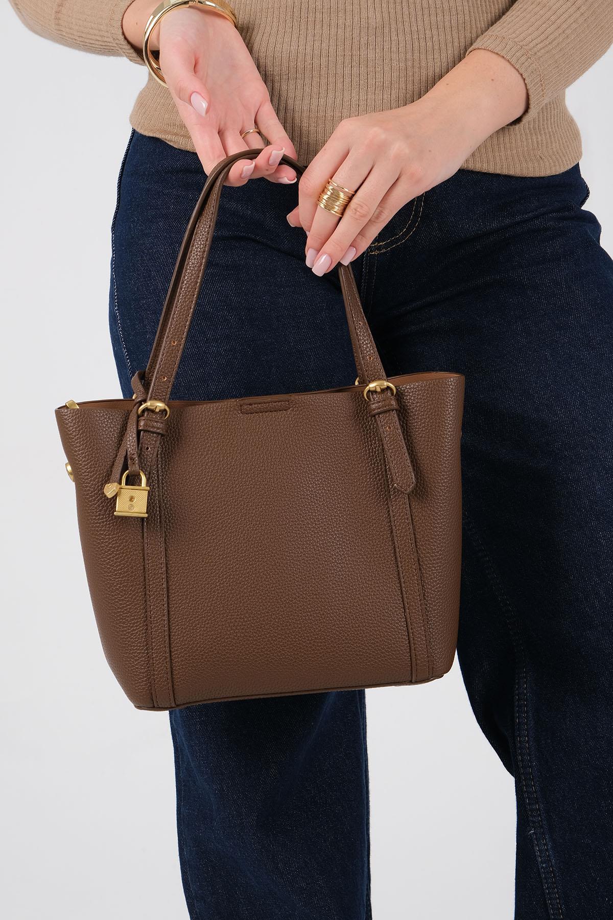 Silver & Polo 1244 Kadın Omuz Çantası Kahve