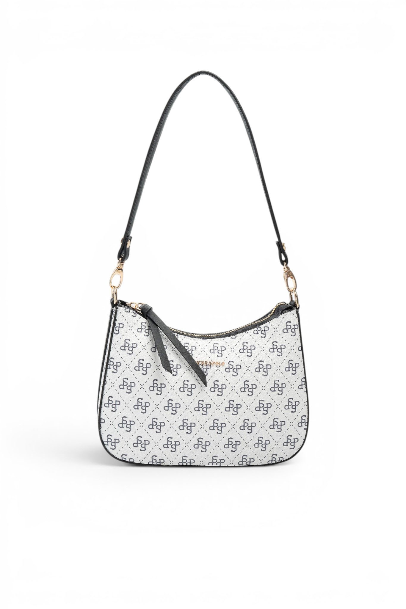 Silver & Polo SP1259 Kadın Omuz Çantası Beyaz-Siyah