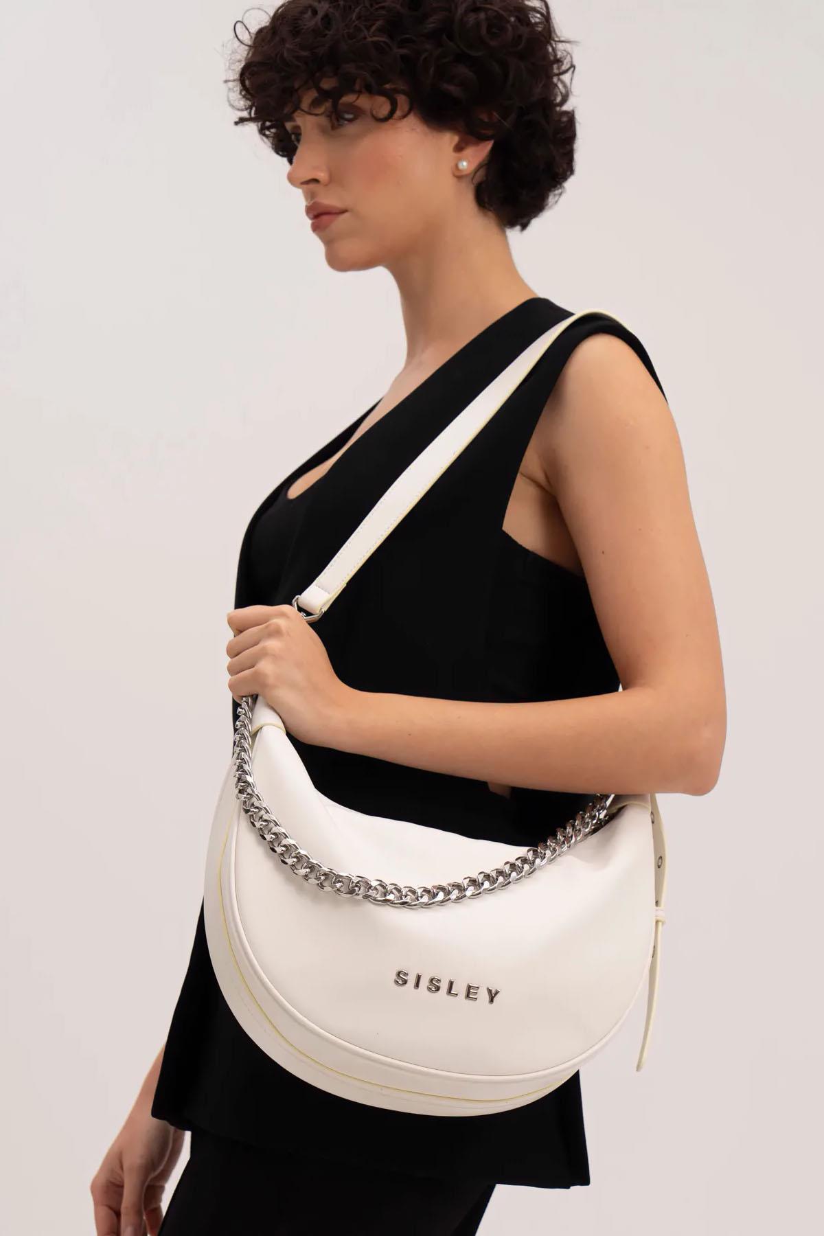 Sısley SLY_099 Omuz Çantası Beyaz