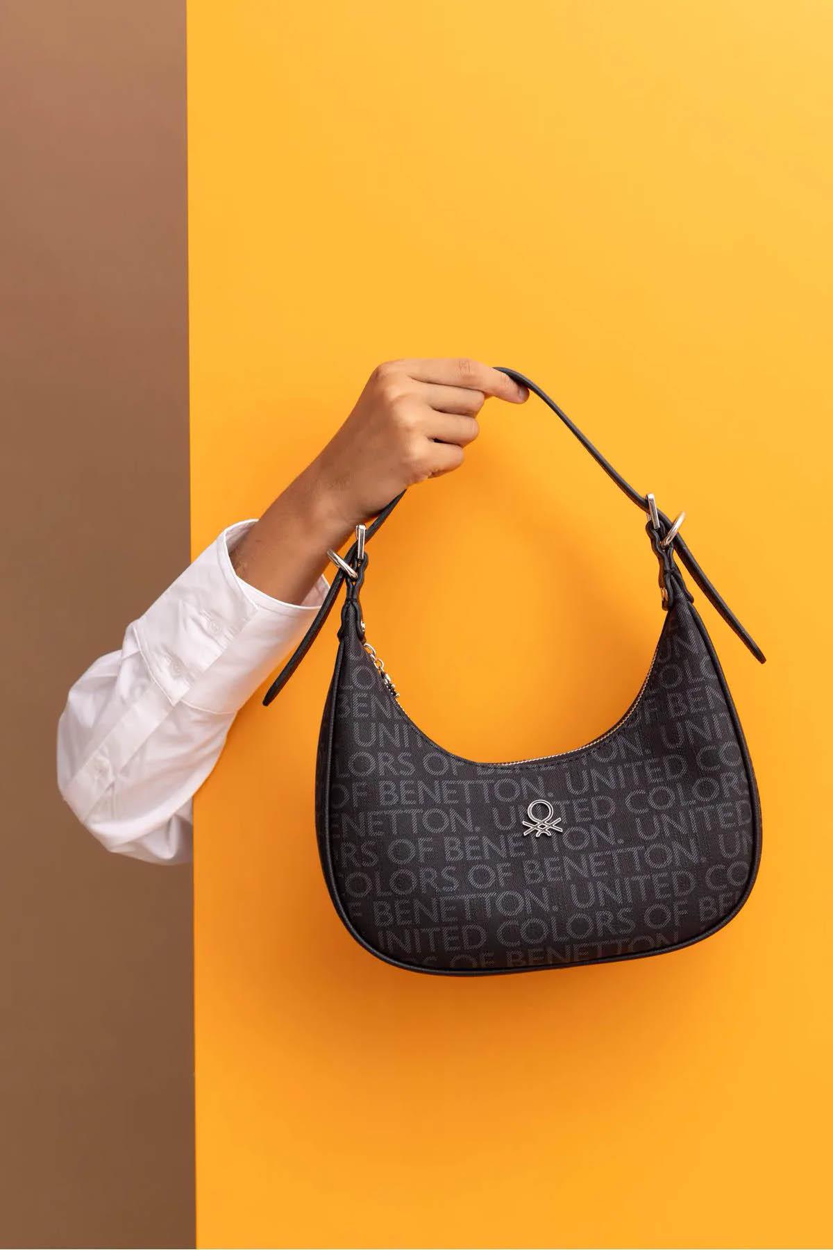 United Benetton BNT1404 Omuz Çantası Siyah