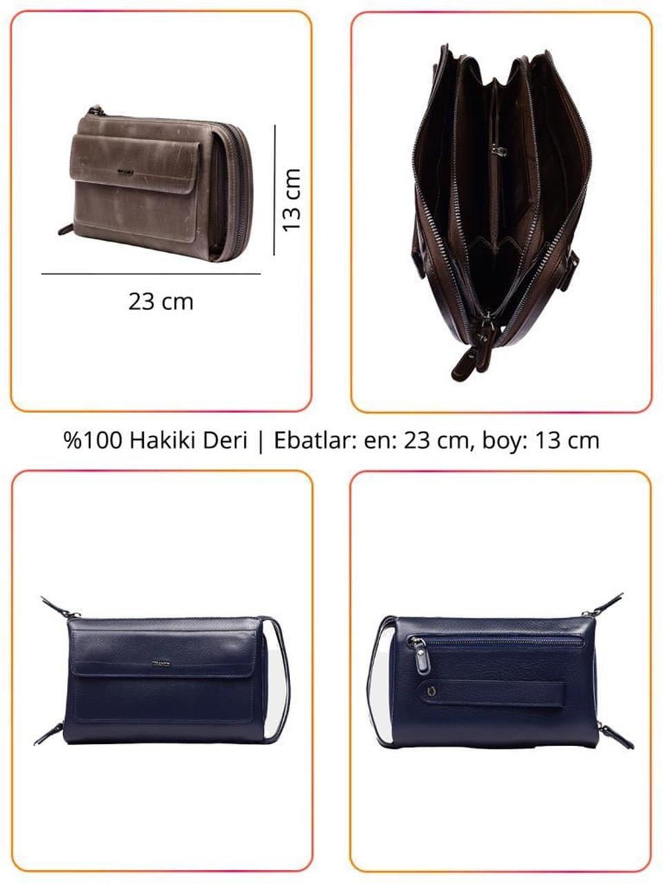 Grande 4277 Portföy & Clutch Siyah