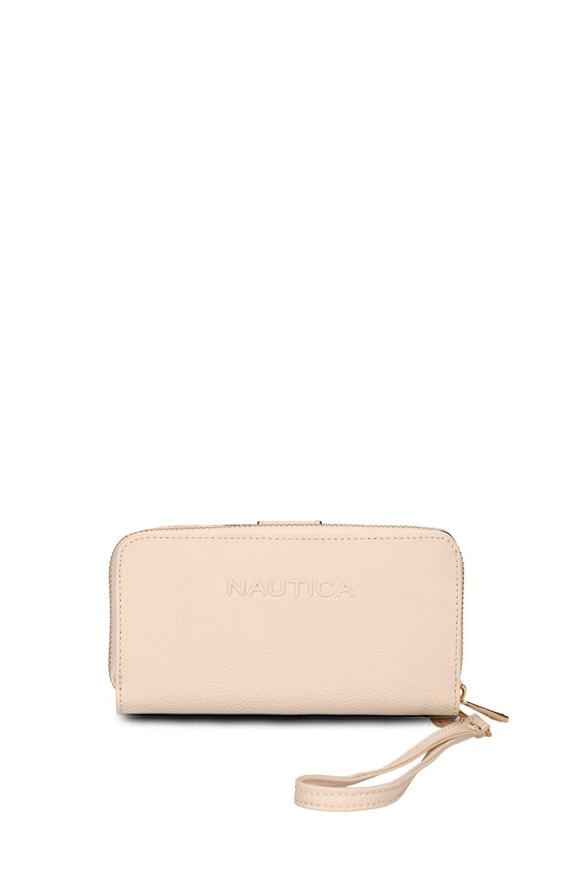 Nautica C7302T Portföy & Clutch Ekru