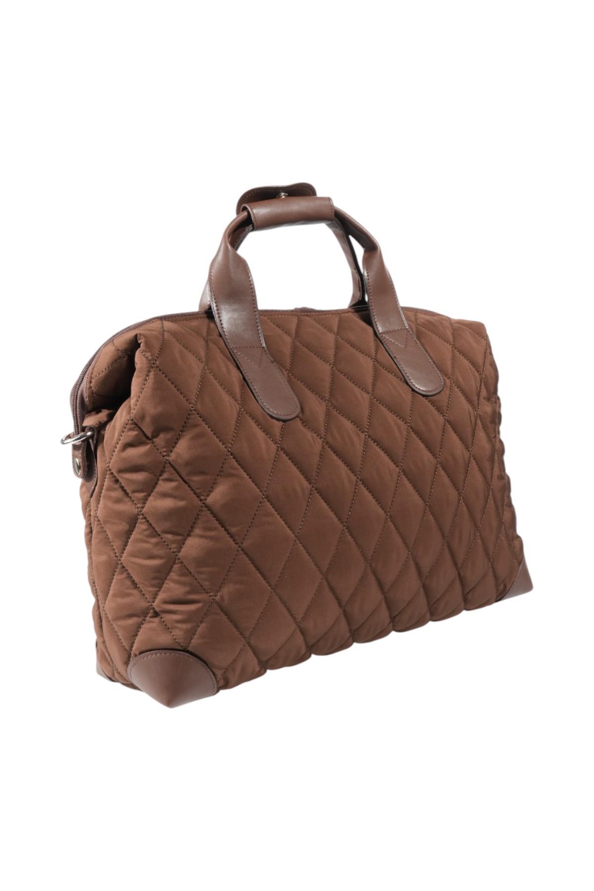 Silver & Polo SP1141 Kadın Seyahat Çantası Taba-Kahve