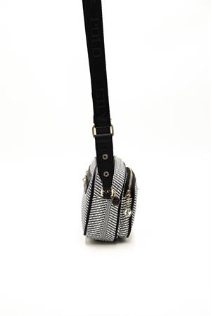 Silver & Polo SP1111 Kadın Çapraz Çanta Siyah Beyaz