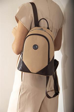 Silver & Polo SP1112 Kadın Sırt Çantası Nut-Kahve