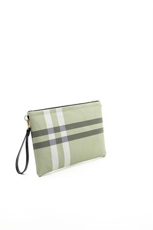 Silver & Polo SP1034 Kadın Portföy & Clutch A.Yeşil-Kemik