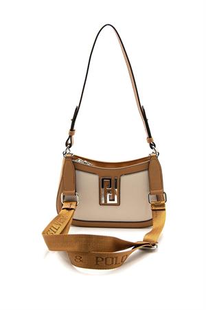 Silver & Polo SP1132 Kadın Çapraz Çanta Bej-A.Taba