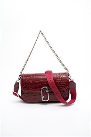 Silver & Polo SP1171 Kadın Omuz Çantası Rugan Bordo