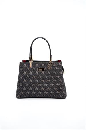 Silver & Polo SP1098 Kadın El Çantası Füme-Siyah