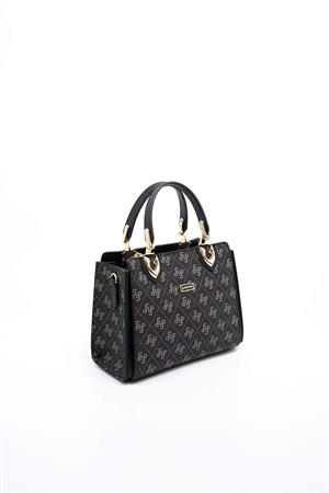 Silver & Polo SP1133 Kadın El Çantası Füme-Siyah