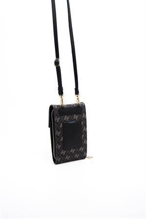 Silver & Polo SP1145 Kadın Telefon Çantası Füme-Siyah
