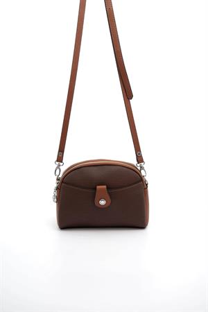 Silver & Polo SP1144 Kadın Çapraz Çanta Kahve-Taba