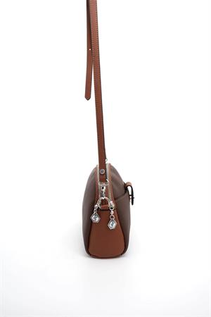 Silver & Polo SP1144 Kadın Çapraz Çanta Kahve-Taba