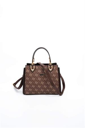 Silver & Polo SP1133 Kadın El Çantası Kahve