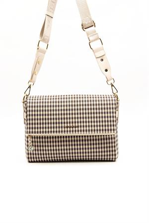 Silver & Polo SP963 Kadın Çapraz Çanta Kahve Sarı-Bej