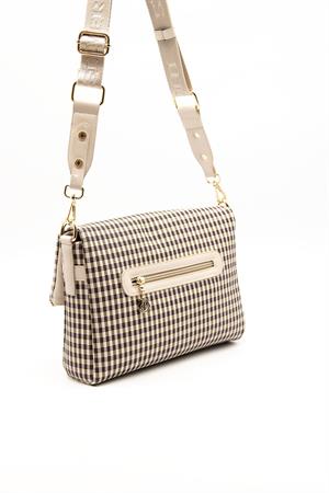 Silver & Polo SP963 Kadın Çapraz Çanta Kahve Sarı-Bej
