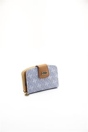 Silver & Polo SP874 Kadın Cüzdan & Kartlık Mavi-A.Taba
