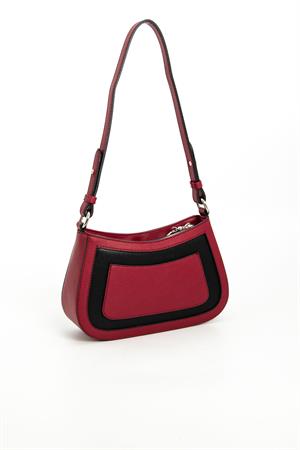 Silver & Polo SP1132 Kadın Çapraz Çanta Siyah-Bordo