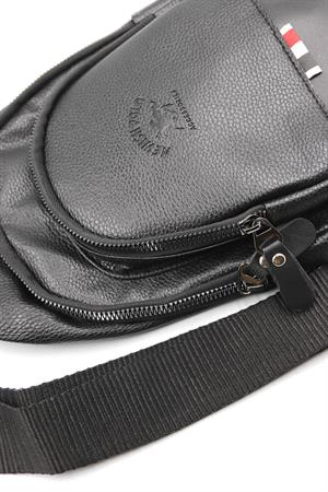 Arı Deri 1064 Bel Çantası & FreeBag Siyah