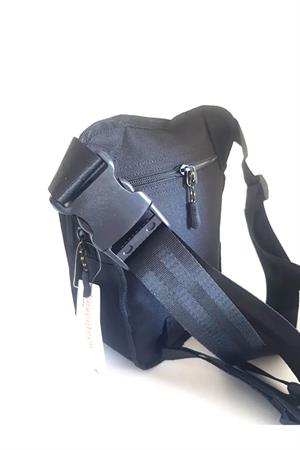 Arı Deri Erkek Bel Çantası & Freebag Siyah 4963