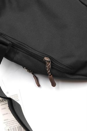 Arı Deri Erkek Bel Çantası & Freebag Siyah 3474
