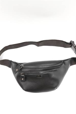 Arı Deri TR2023 Bel Çantası & FreeBag Siyah
