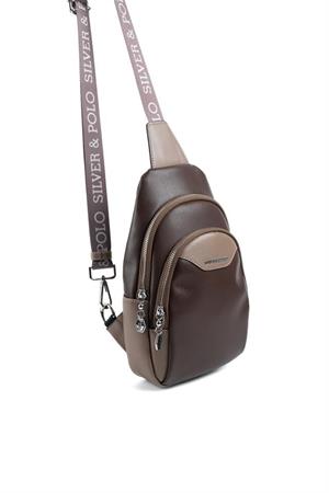 Silver & Polo SP959 Kadın Vücut Çantası Kahve