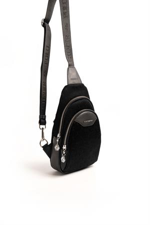 Silver & Polo SP959 Kadın Vücut Çantası Siyah