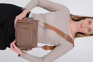 Silver & Polo 1229 Kadın Çapraz Çanta Kahve-Taba