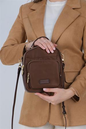 Silver & Polo 1220 Kadın Çapraz Çanta Kahve