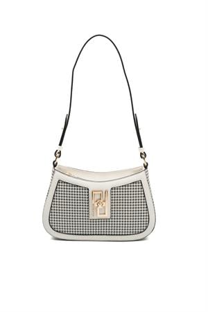 Silver & Polo SP1132 Kadın Çapraz Çanta Siyah-Kemik