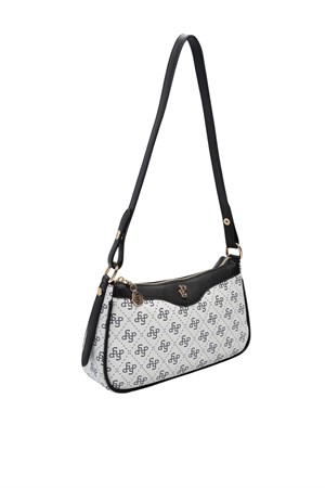 Silver & Polo SP1274 Kadın Çapraz Çanta Beyaz-Siyah