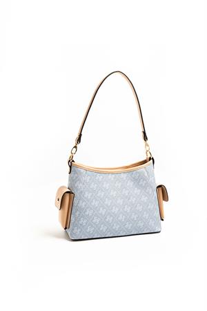 Silver & Polo SP1183 Kadın Omuz Çantası Mavi-Ten