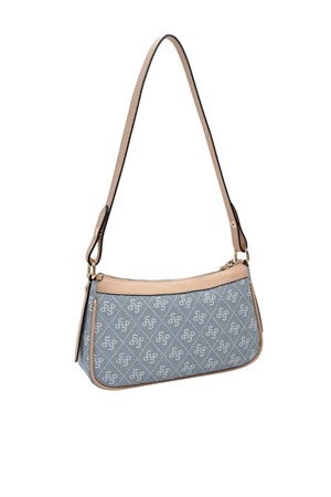 Silver & Polo SP1274 Kadın Çapraz Çanta Mavi-Ten