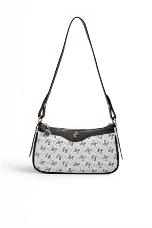 Silver & Polo SP1274 Kadın Çapraz Çanta Beyaz-Siyah