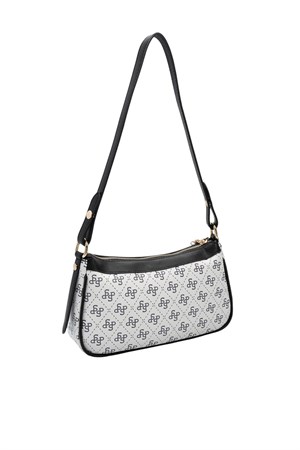 Silver & Polo SP1274 Kadın Çapraz Çanta Beyaz-Siyah