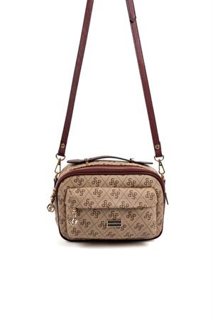 Silver & Polo SP1186 Kadın Çapraz Çanta Koyu Bej-Bordo