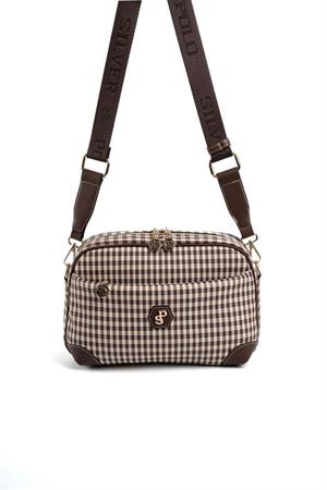 Silver & Polo SP1094 Kadın Çapraz Çanta Kahve Sarı-Kahve